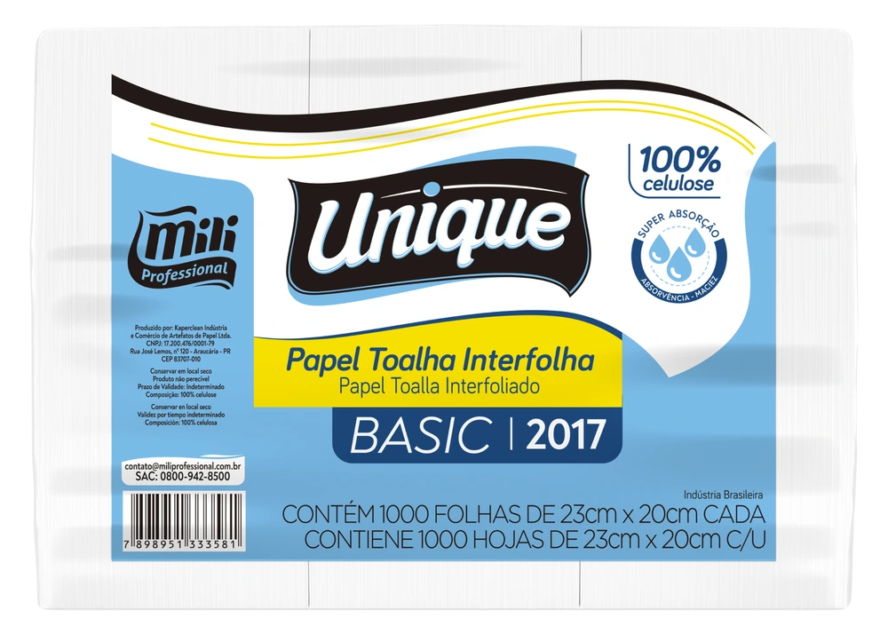 Unique Basic · envase 2017