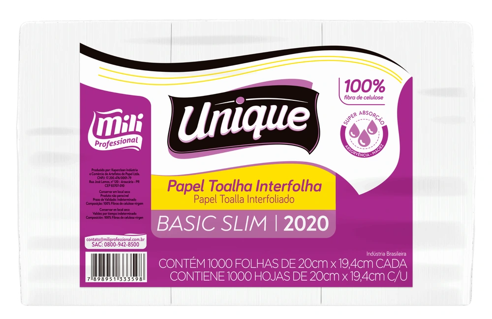 Unique Basic Slim · envase 2020